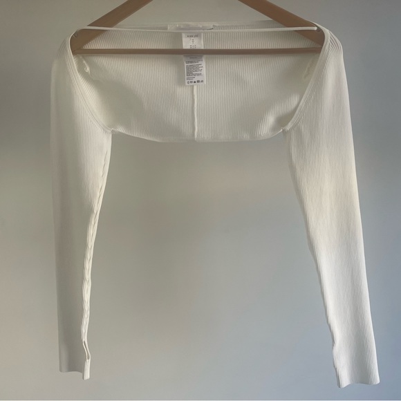 Dion Lee POINTELLE CORSET LS TOP White - Picture 3 of 10